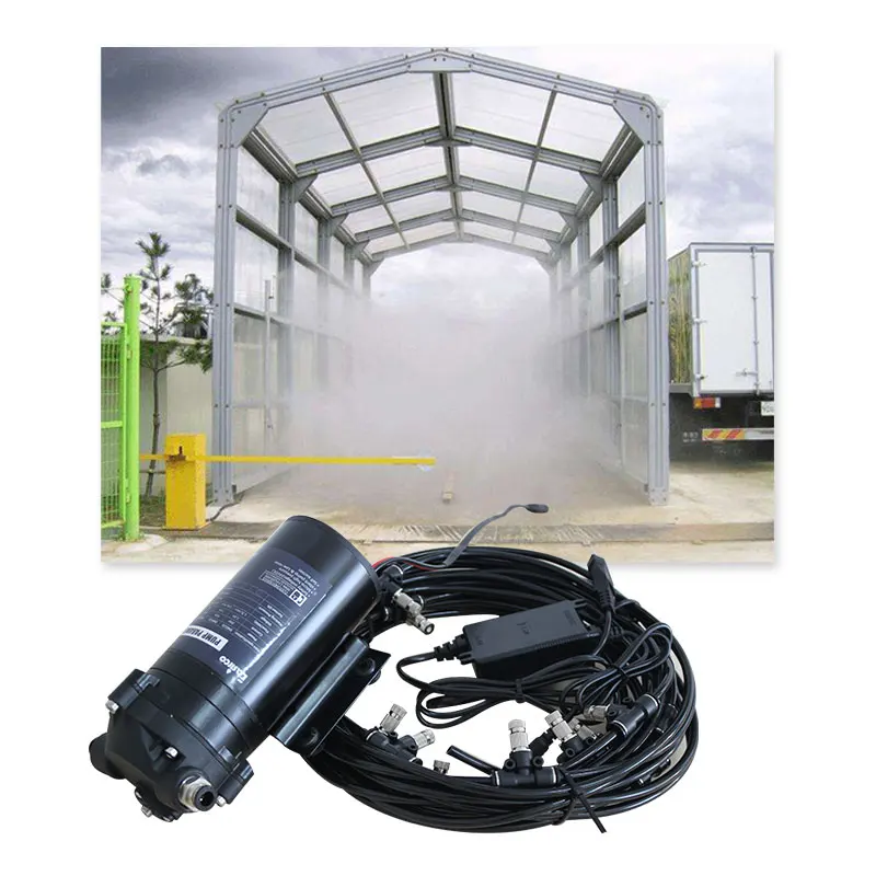 

Motion sensor Disinfection system 0.65L per min Mist maker Mist cooling system outdoor misting system