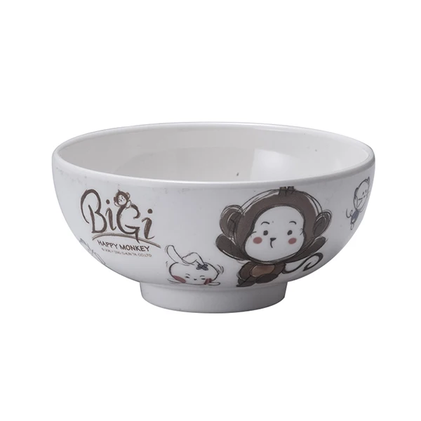 

Stock manufacturer life healthy eco friendly melamine tableware melamine printed soup bowl for children, Customized color acceptable