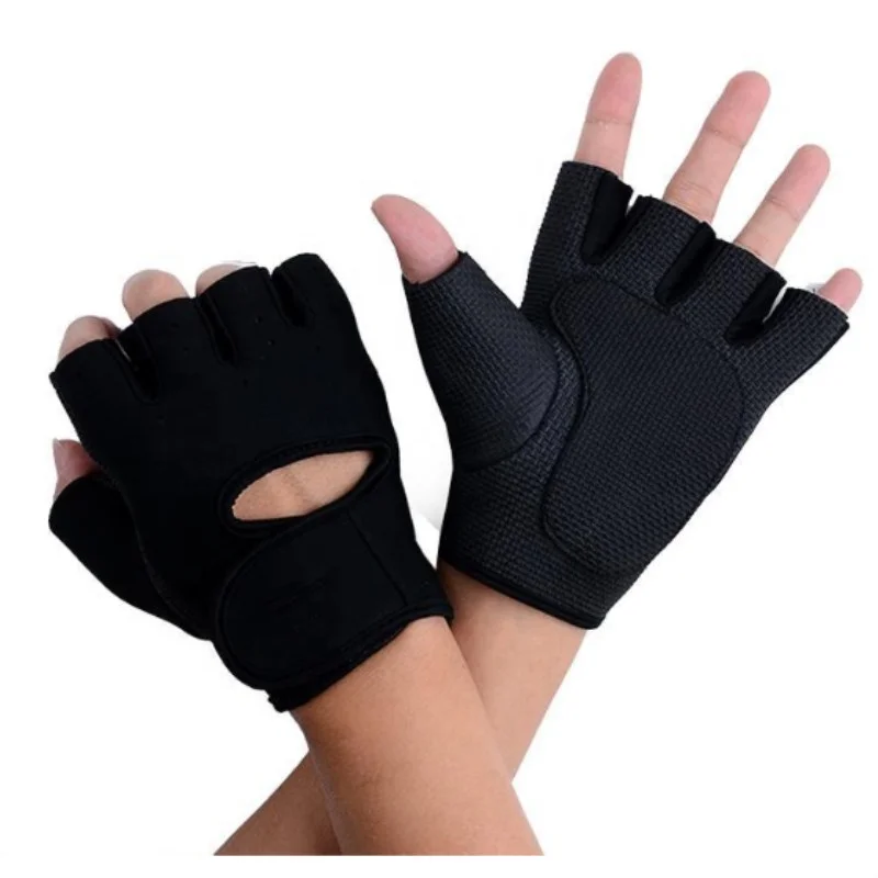 

Half Finger Gloves for GYM Weightlifting Sport Exercise Cycling Fitness for Men Women, Black, blue, orange, rose red, grey