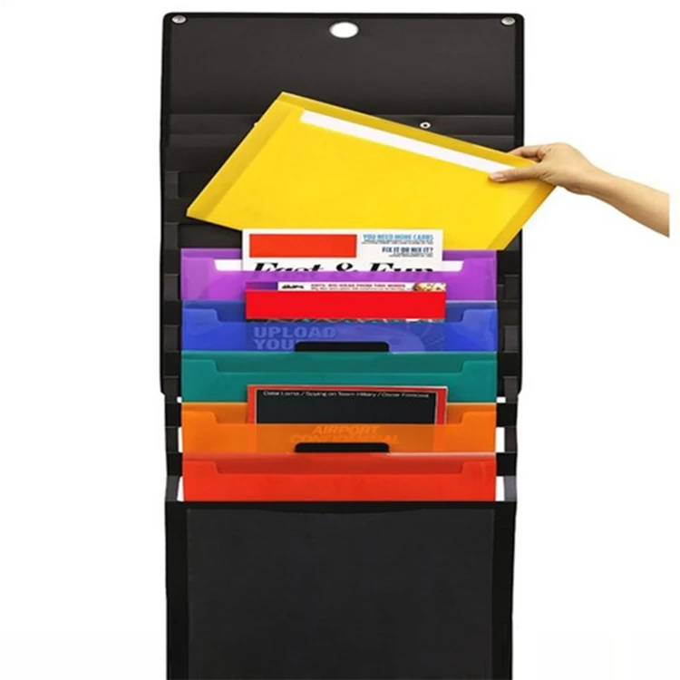 Office Stationery Wall File Organizer Expandable Hanging Folder - Buy ...