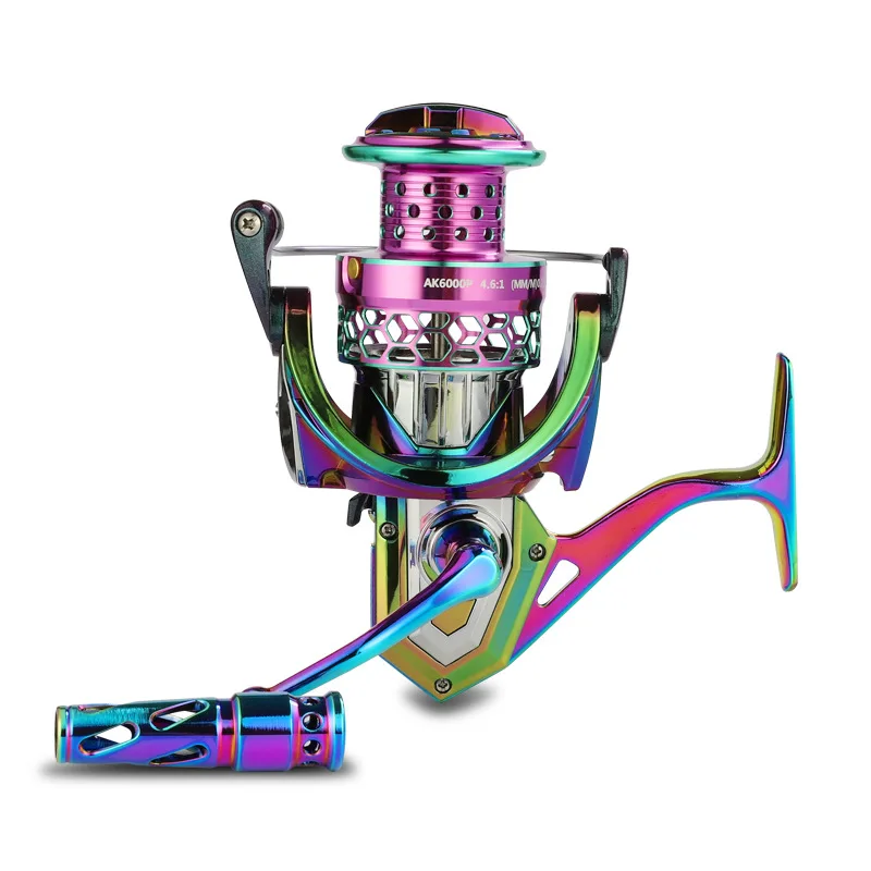 

AK colorful sea fishing reel, metal spinning wheel, fishing reel