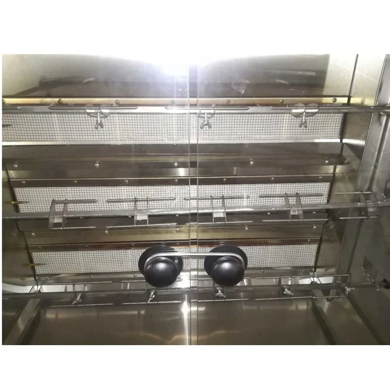 
Commercial Gas Chicken Rotisserie Oven 4 Rods 16 Pieces of Chicken 
