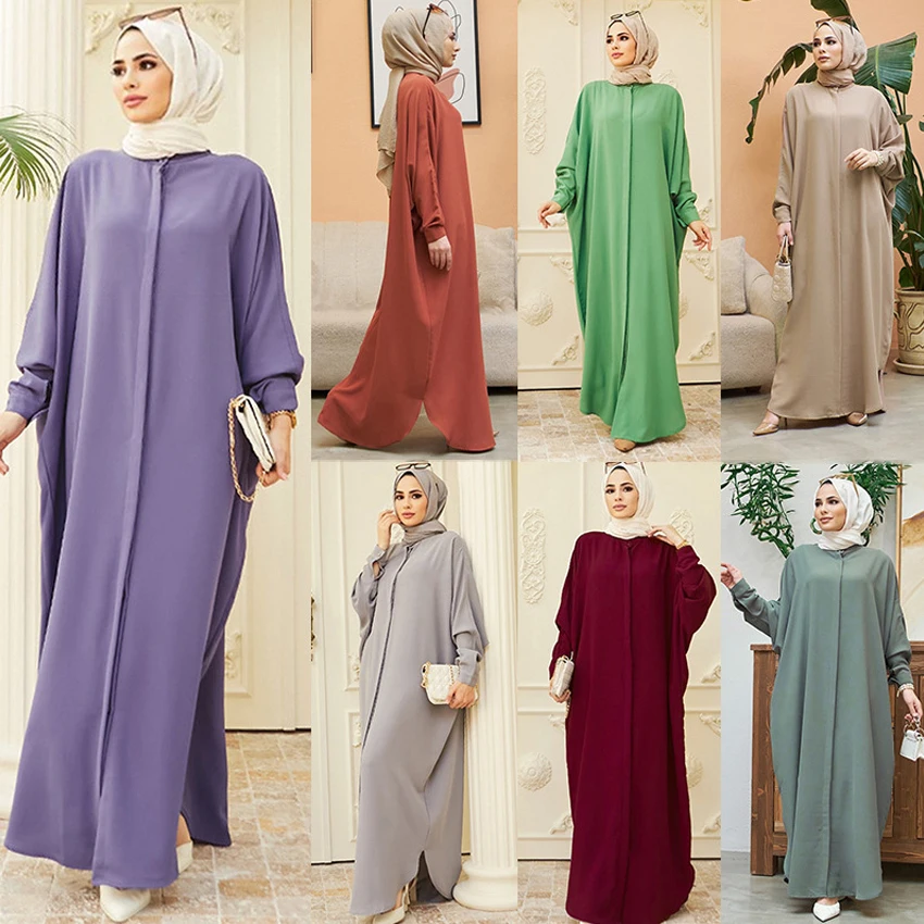 

wholesale turkey dubai open luxury abaya muslimisches kleid maxi dress femmes robe musulmane women modest muslim dress