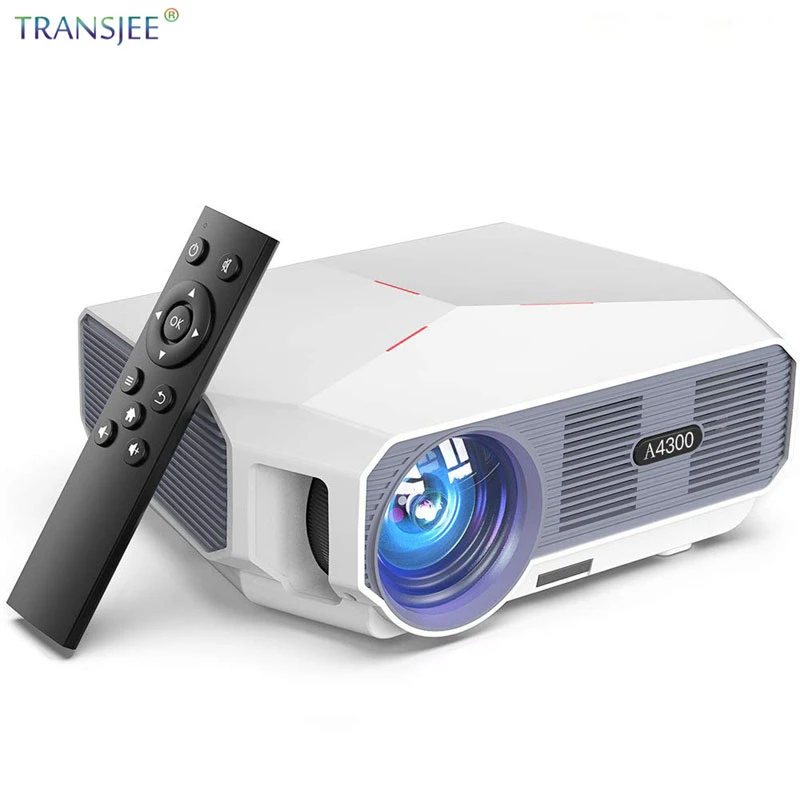 

Mini Projector New Smart Portable Video Projector Direct Wired or Wireless Screen Share for Phone Mirroring