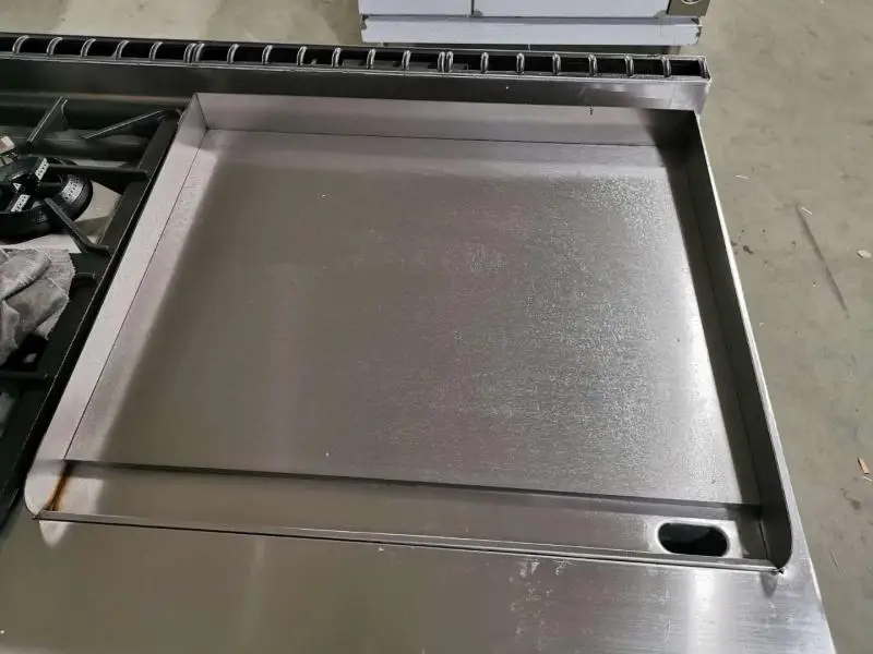 Restaurant Equipment Commercial Gas Griddle & Gas Stove Range With Oven