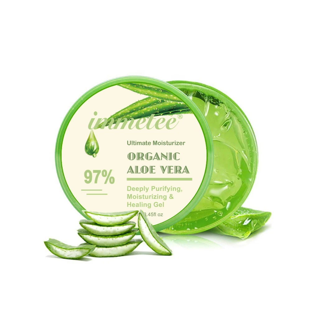 

Wholesale Price OEM ODM Volume 250ml Organic Aloe Vera Cream Sleep Facial Mask Nature Pure Nourishing 100% Aloe Vera Gel, Transparent