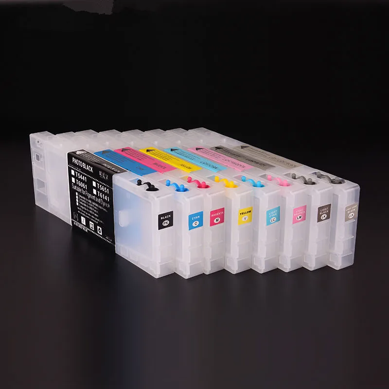 

Ocbestjet 300 ML T5441-T5448 Full Refillable Ink Cartridge For Epson Stylus Pro 7600 9600 4000 4800 4880 4400 4450 Printer