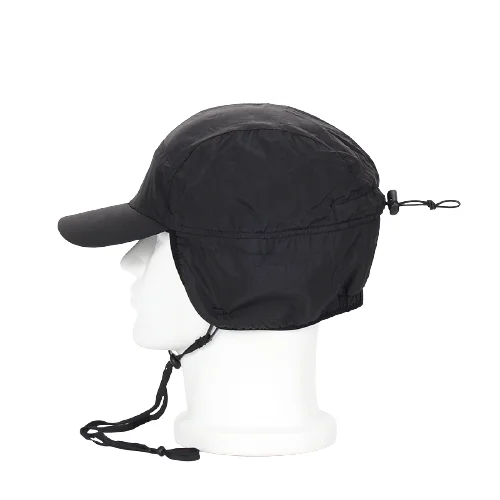 

hat 5 panel custom logo Winter Warm Skull Cap Outdoor Windproof nylon outside Fleece lining Earflap Hat with Visor