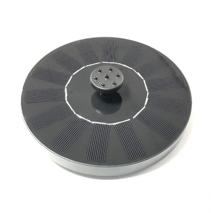 

130mm Diameter Float Solar Water Bird Bath Fountain For Lake, Pond, Garden