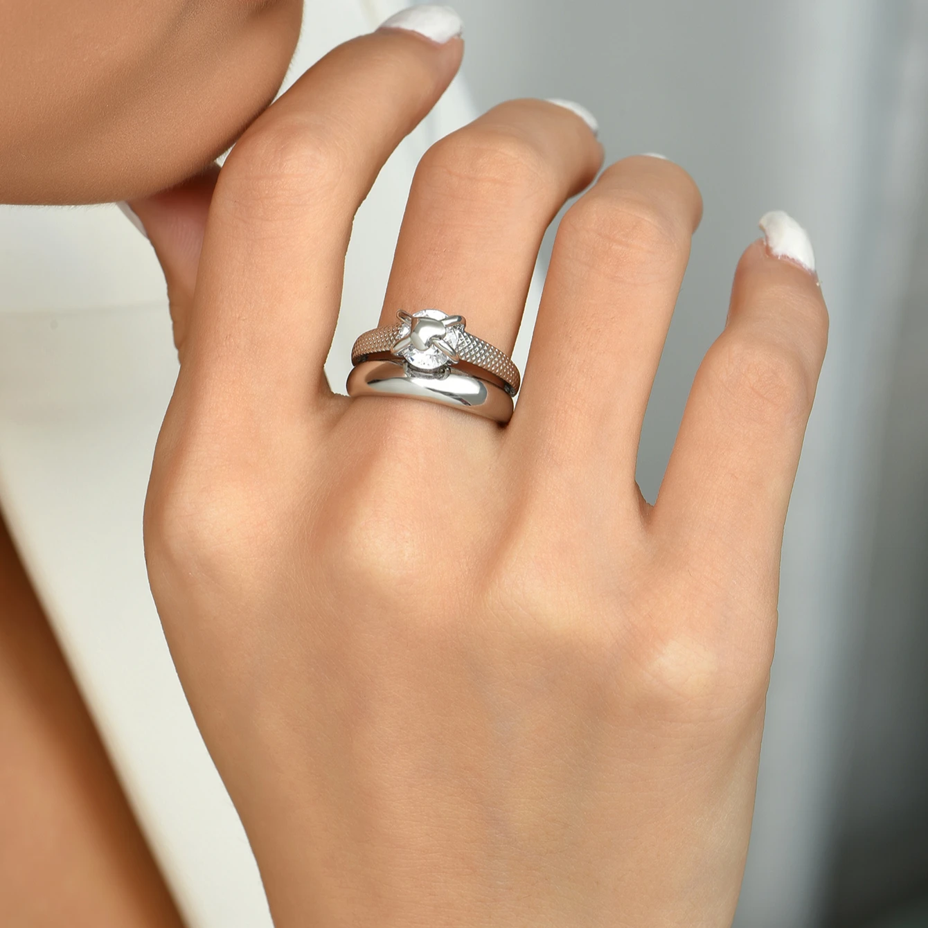 Korean style creative zircon l