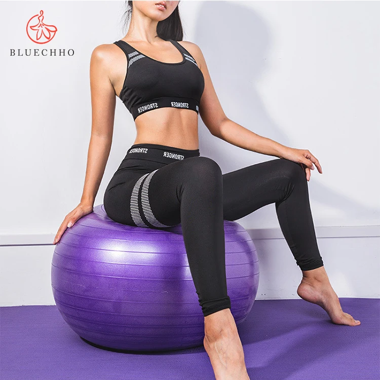 

2019 Hot Sale Custom Logo Women Yoga Suit Gym Wear Fitness Seamless Sport Yoga Sets