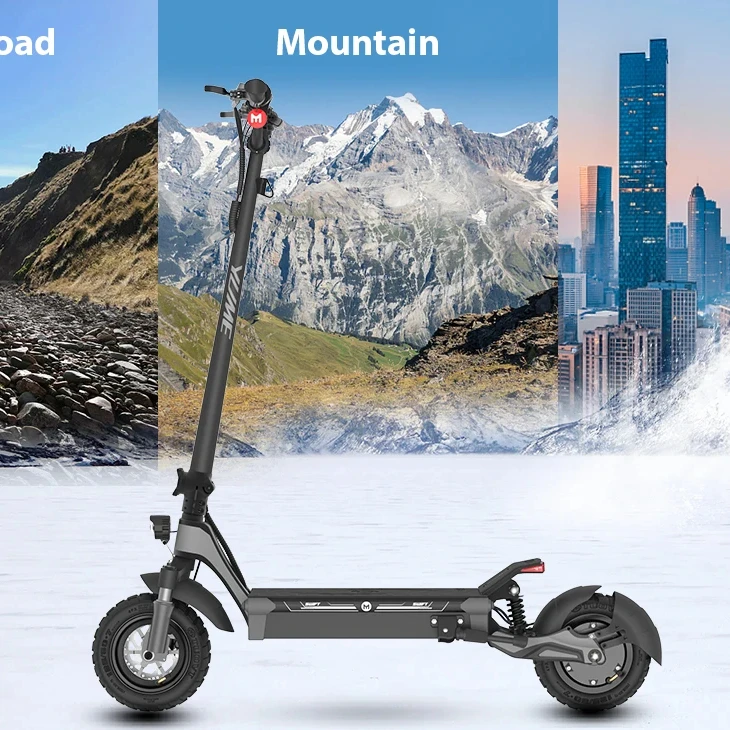 

YUME SWIFT Standard 48V 1200w single motor foldable electric scooter adult with APP and NFC thumb throttle two wheel e scooter