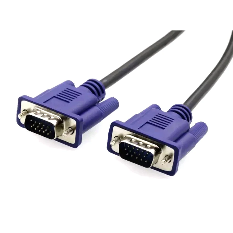 

China Manufacturer Vga Computer Data Cables Monitor Cable Connectors, Blue&black