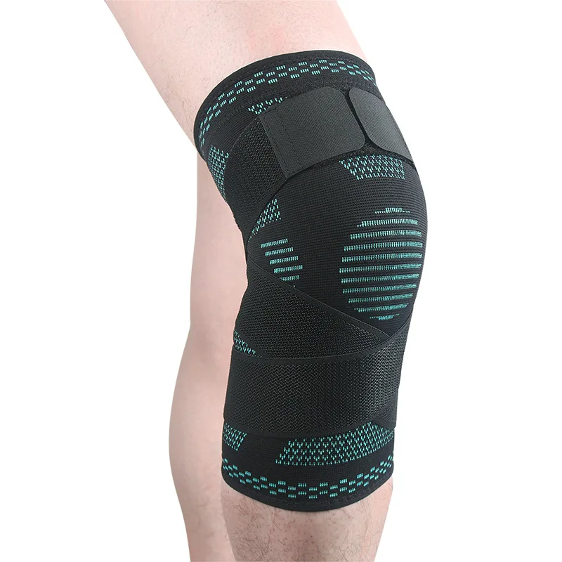 

1PC Knee Support Protector Kneepad Kneecap Knee pads Pressurized Elastic Brace belt for Running Basketball Volleyball joelheira, Green,black,blue
