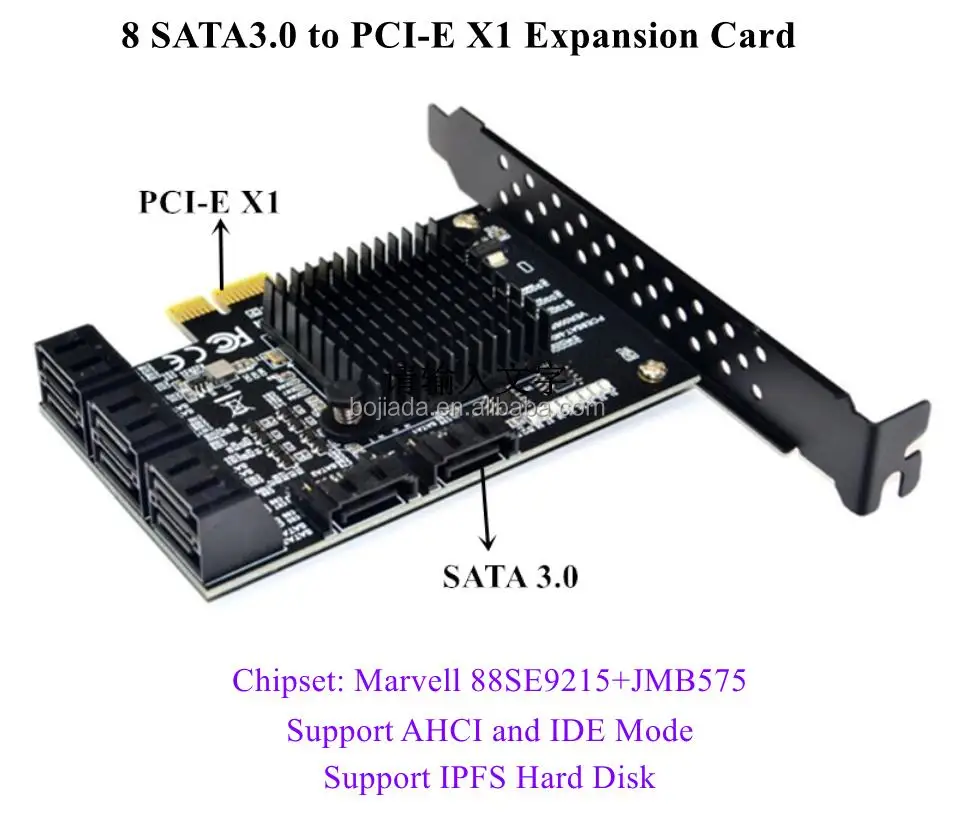 adapter Card 6Gb/s Maxmoral PCI-E PCI Express SATA 3 PCIE SATA III Marwell chipset