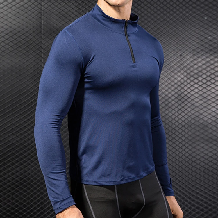 

Soft Gym Athletic Wear Mens Gym Long Sleeve T Shirt, Customized color