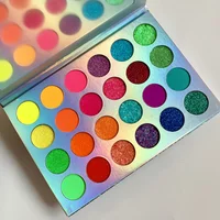 

Glow eyeshadow high glitter longlasting bright neon colors create your own eyeshadow palette