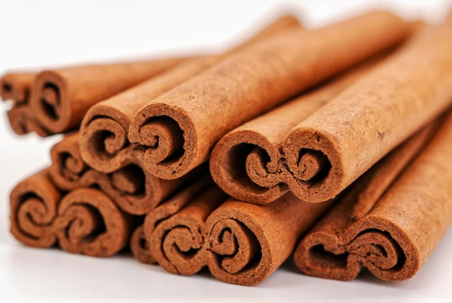 Close-up comparison of fresh vibrant cinnamon sticks versus faded older ones showing color difference