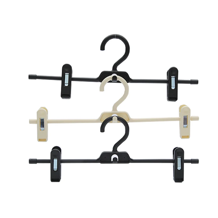 

Factory wholesale fashion plastic clips pants hanger trousers rack, Customize