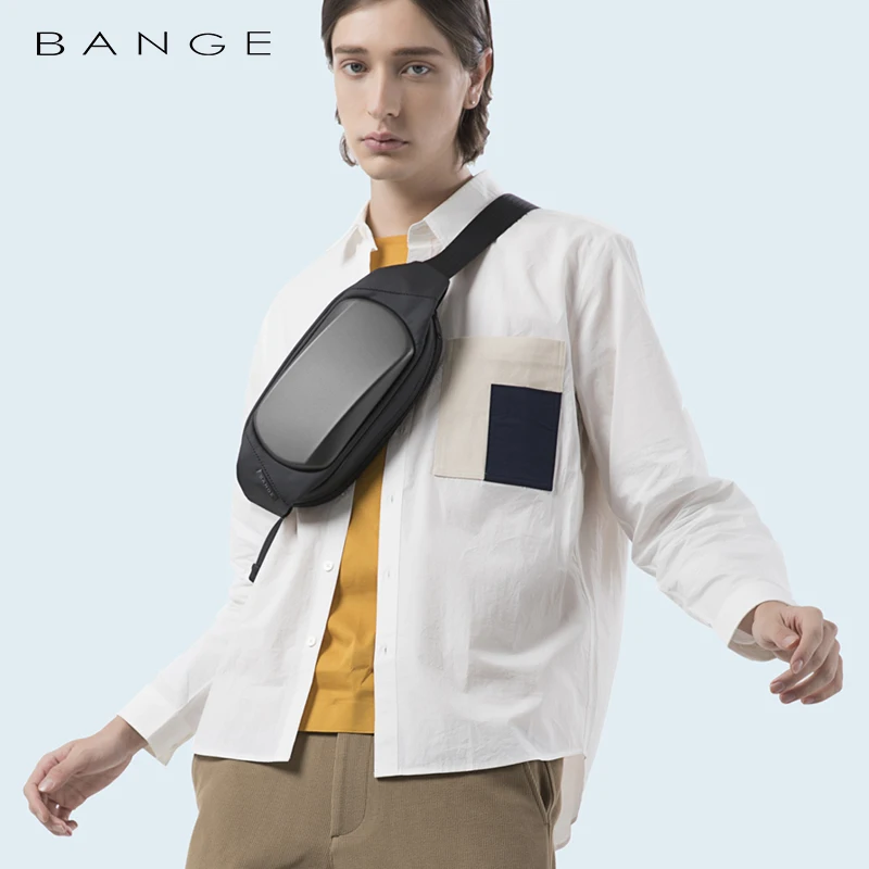 

New design shoulder trendy casual wholesale cheap bange crossbody anti theft customize men korean sling bag