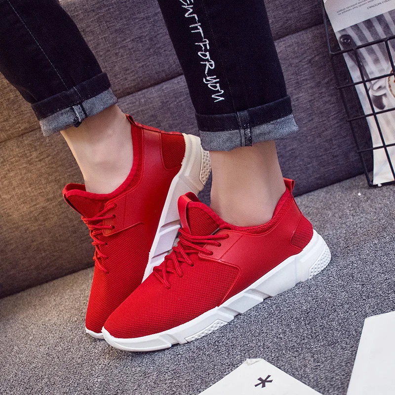 
Breathable Mesh Fabric Sneaker Couple Sport Hiking Athletic Shoes 