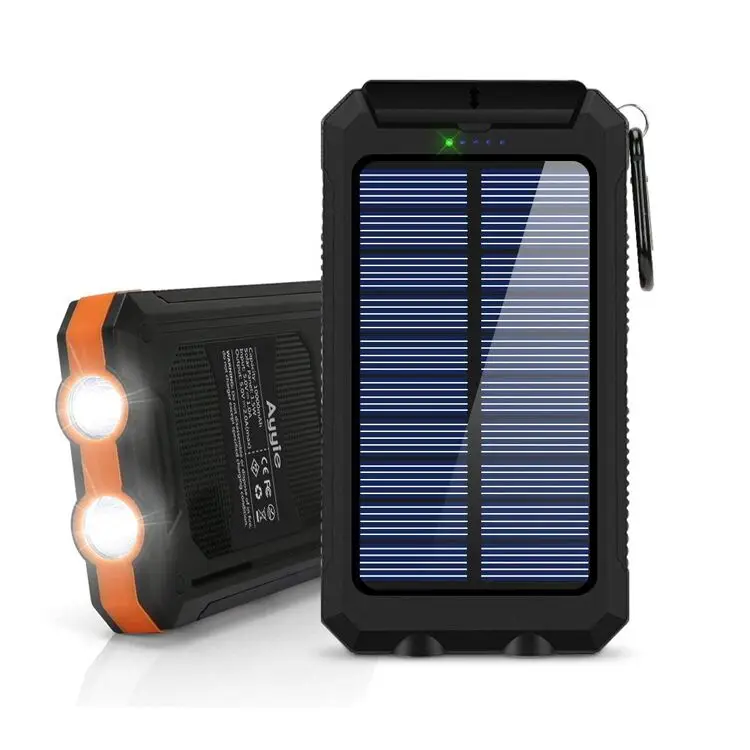 Waterproof Portable Waterproof Mobile Battery Charger 10000mah Solar ...