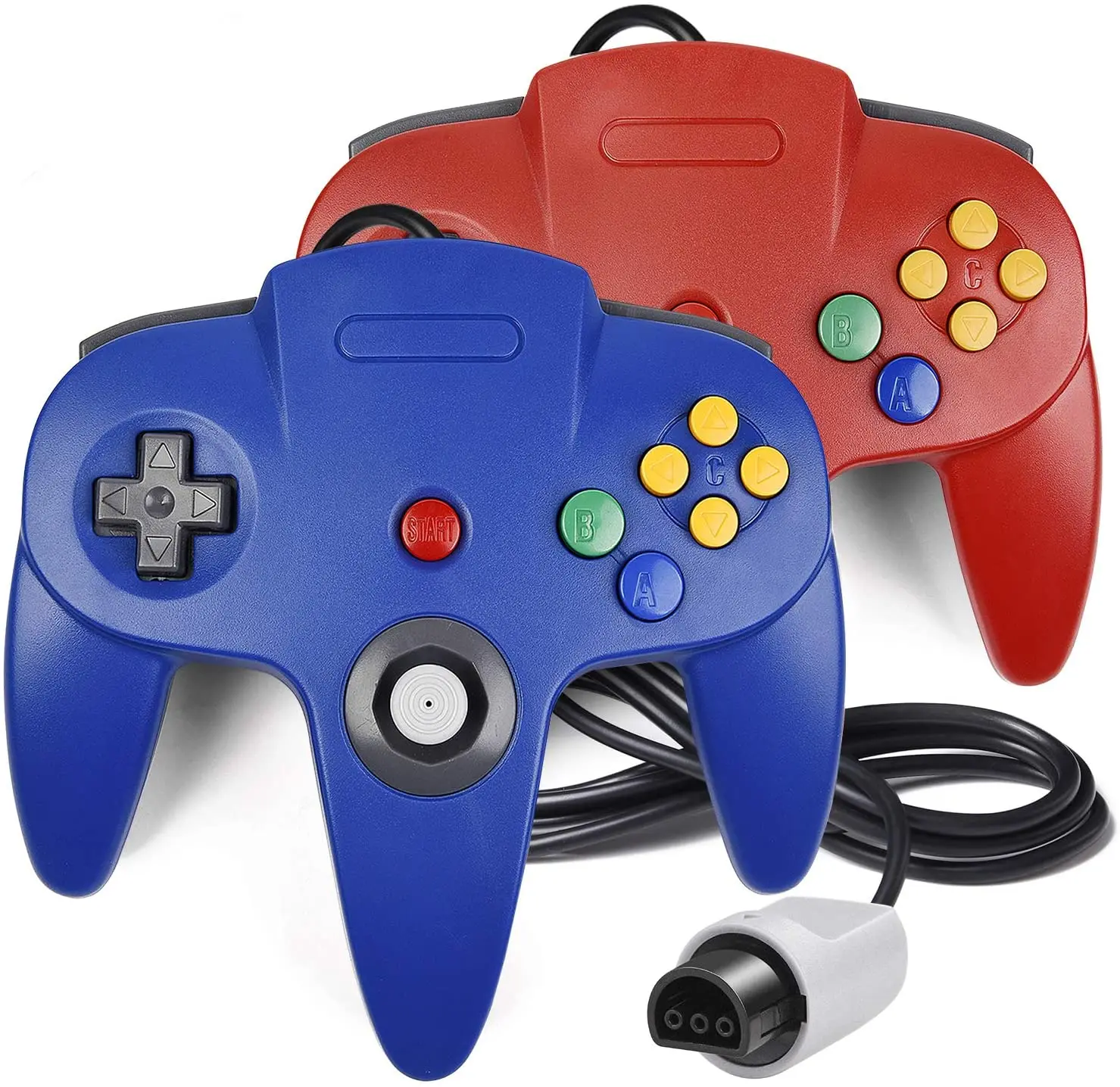 

Wired Gaming Joypad Gamepad For N64 Console Control Joysticks N64 USB Controller USB Port Console Port, Multicolor