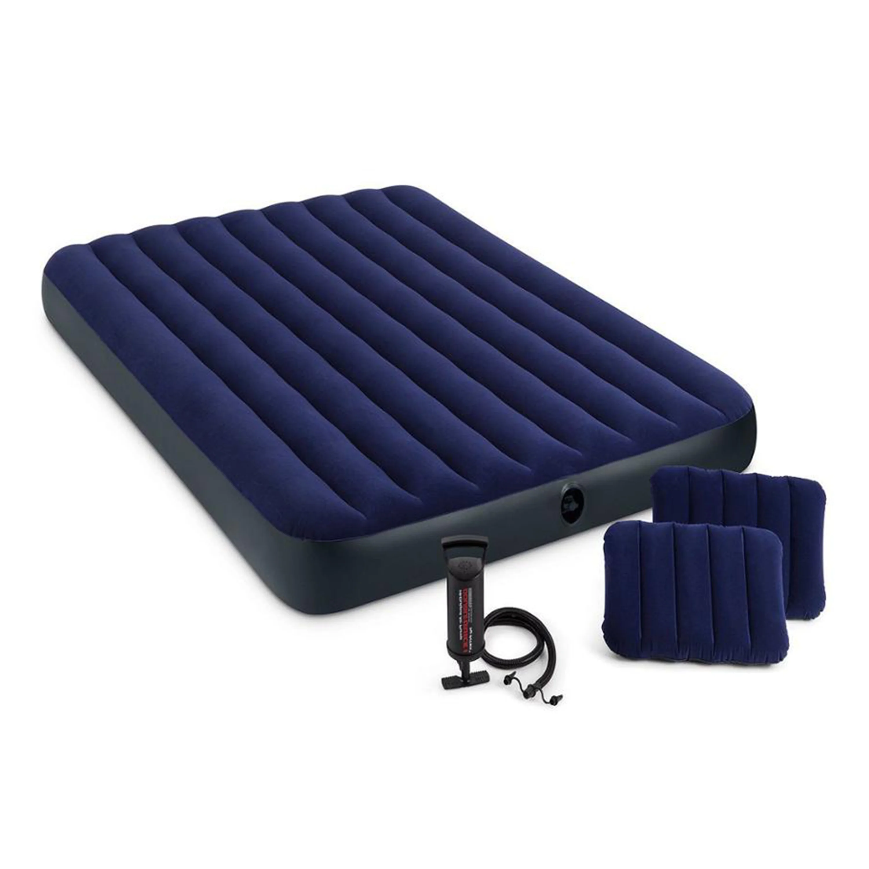 

INTEX 64765 Classic Inflatable Air Bed Inflatable Mattress Luxury Striped Flocking Air Cushion