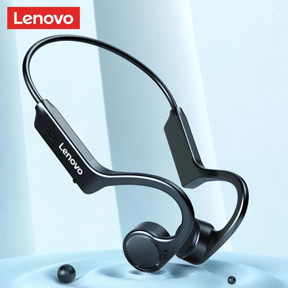 

Lenovo X4 Bone Conduction BT5.0 Earphone Sport Running Waterproof Wireless BT5.0 Headphone stereo 2021 New Designed