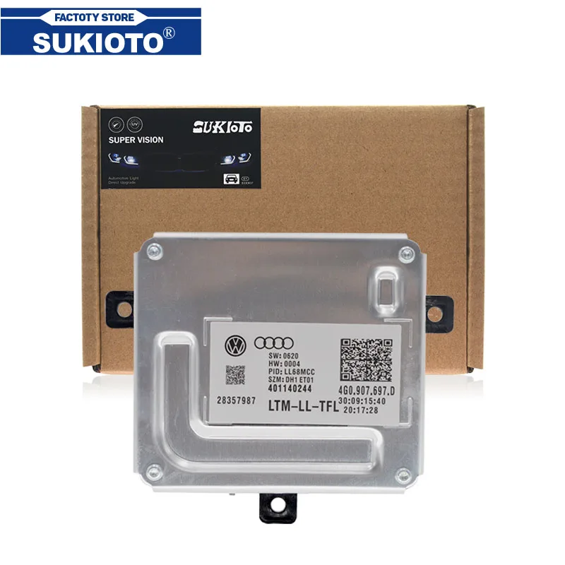

SUKIOTO LED Headlight Driver Module 4G0.907.697.D 4G0907697D 4G0907397D 4G0.907.397.D 401140244 LTM-LL-TFL For A4 A5 A6 Q3 Q5