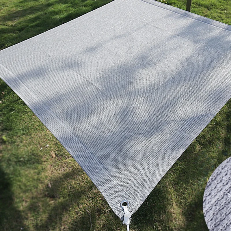 

0.8x4m (2.6ftx13.2ft) Thicken Grey Anti-UV Sunshade Nets 90~95% Shading Rates Terrace Privacy Net Sun Shade Sail garages canopy