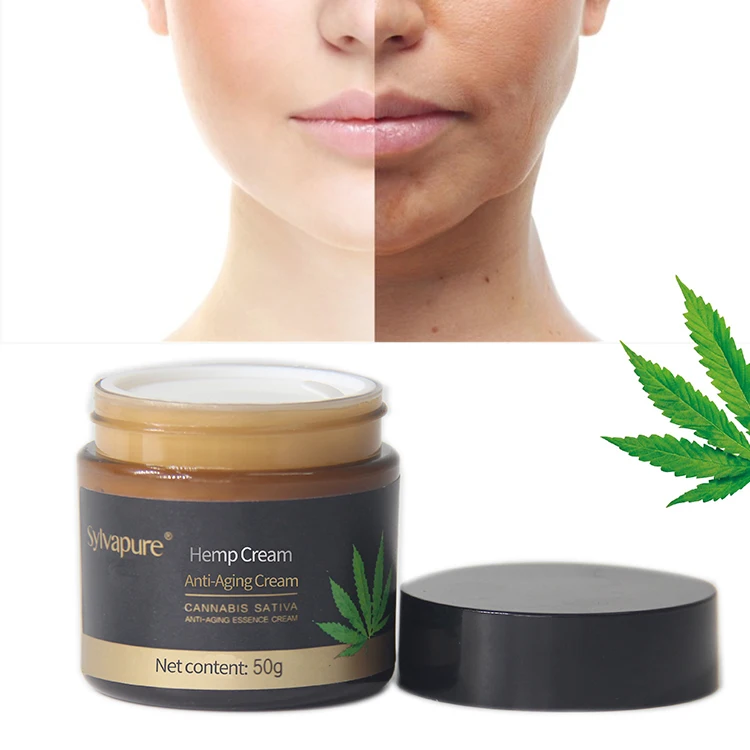 

Deep cleansning hemp face cream for private label, Milk white