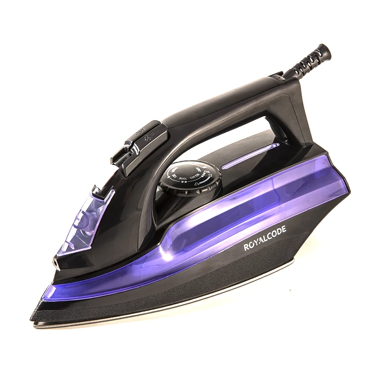 
Custom 140ml 1000W clothes ironing electric handle dry spray flat steam irons 