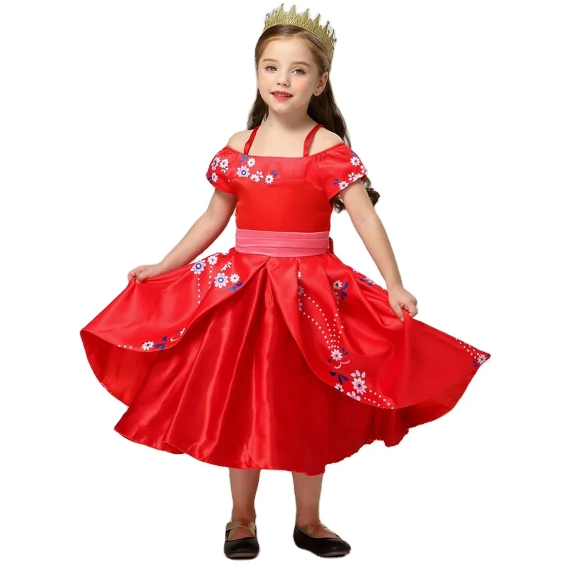 

Popular Movie Elena of Avalor Halloween Cosplay Party Princess Elena Fancy Dresses Costumes For Kids