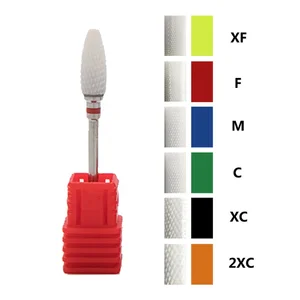 Salon Manicure Ceramic Nail Drill Bits Tool Cleaning Electric Nail File Bit Carbide Grinding Bits 2