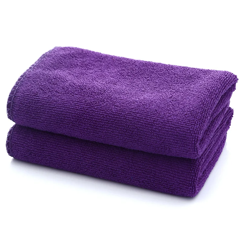 

Polyester 300g Microfiber Towel 35*75 Plain towel cleaning towel wholesale