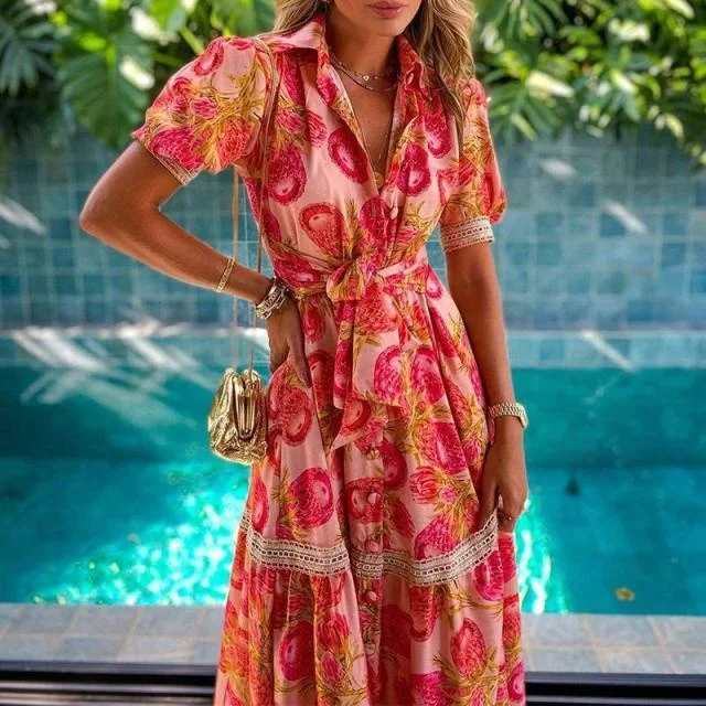 

2021 Bohemia Dress Women Summer Wear