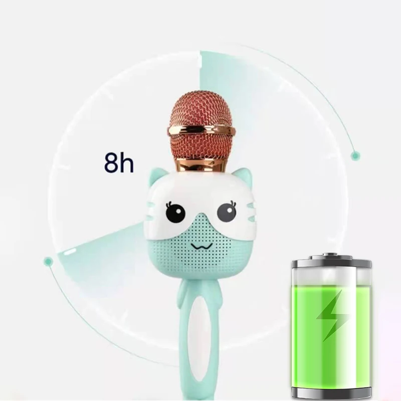 

Hot Sales Portable Wireless Children's Karaoke Microphone Best Gift Toys For Kids