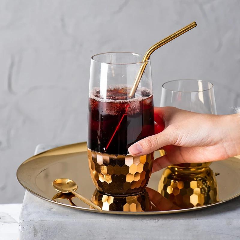 

Glassware Drinking Water Beer Wine Egg Shape Glass Cup Fruit Wine Tumbler Champagne Glass