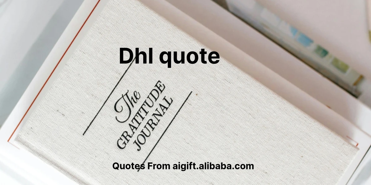 dhl quote