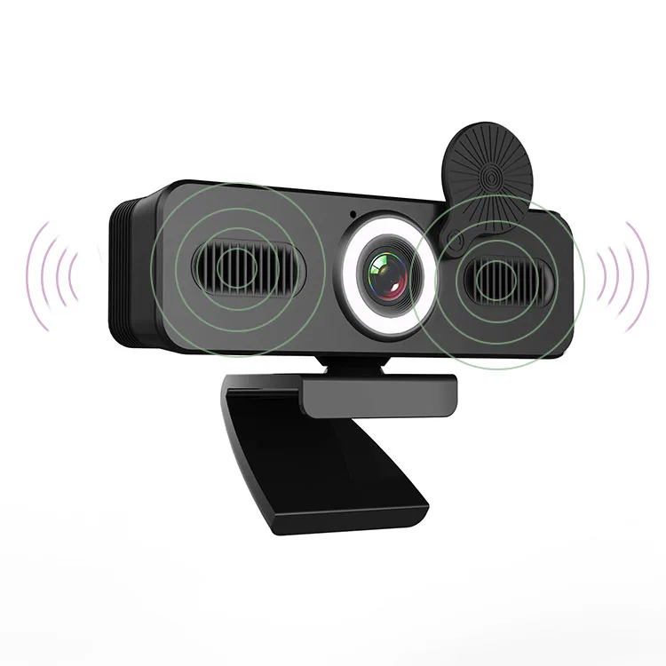 

China supplier wholesale 1080p 2K 4K HD Full USB mini laptop computer Webcam Driver With Microphone And Speaker, White/black