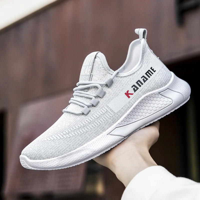 

2021 New Breathable Fashion Trend Men's Casual Shoes Sport Ruing Shoes For Men And School Student