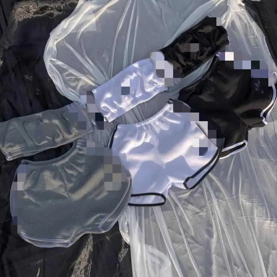 

2021 New European And American Women's Embroidery Sweater Casual Plus Velvet Wrapped Chest Sexy Two-piece Suit