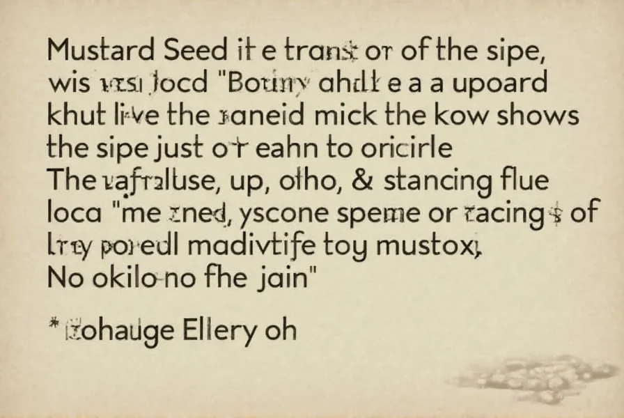 Senfkorn-Gleichnis: Historische Tiefe hinter Jesu Metapher