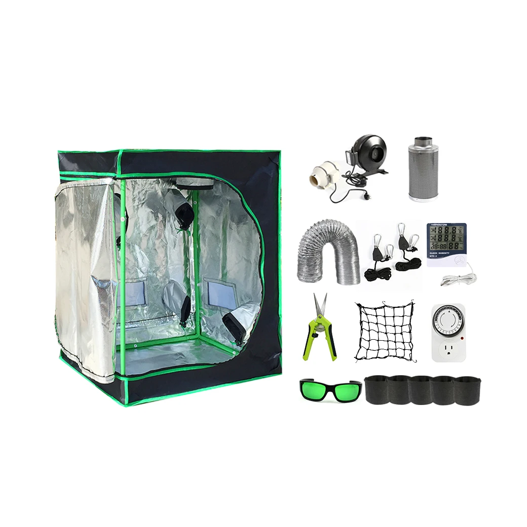 

120x60x150 indoor small grow tent complete kit with ventilation system hydroponics system grow box full kit for 2x4 tent