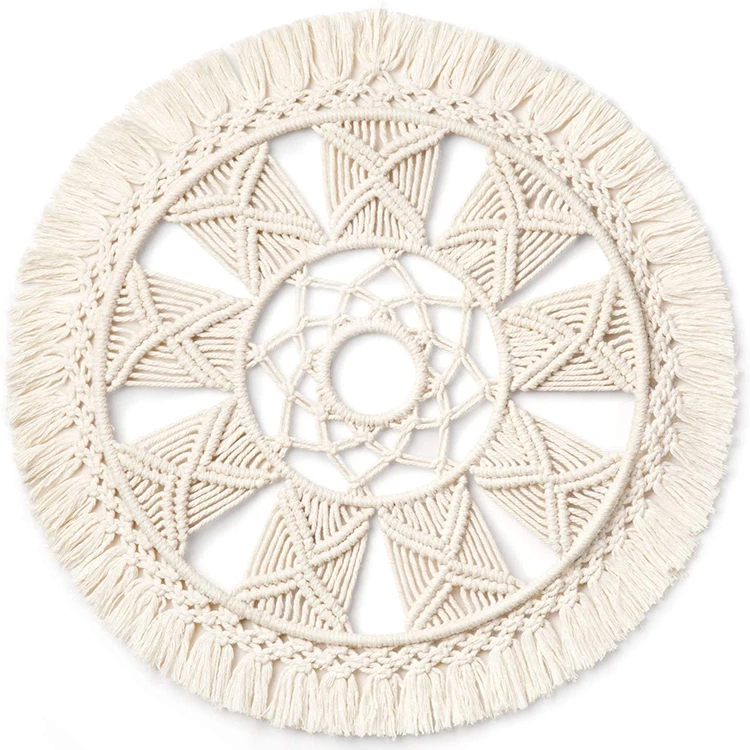 

mandala decorations for home macrame wall hanging woven tapestry home decors for gift, Customized color