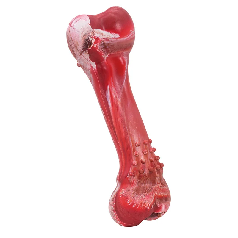

Pet dog nibbles voice toy grinding teeth rubber bone