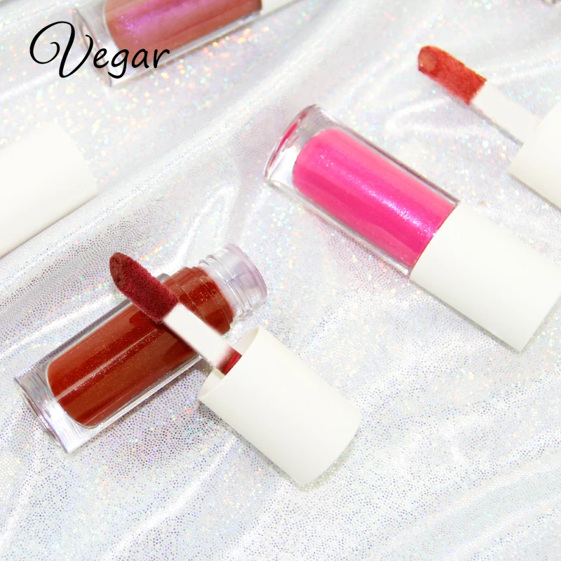 

2021 Hot sale cosmetic makeup lip gloss vendor clear lipgloss with private label, Available