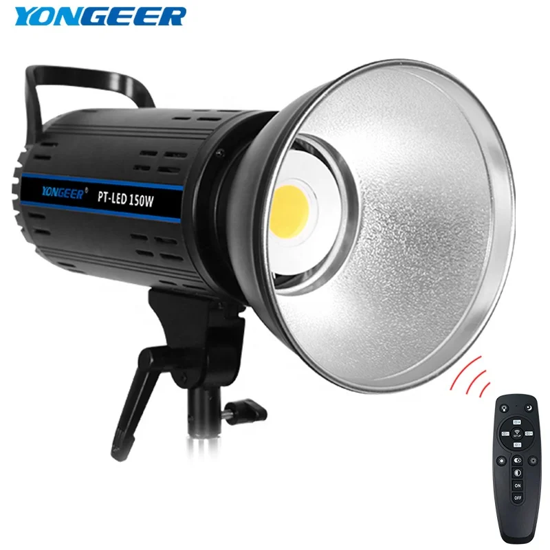 

150W LED light for live streaming with cooling fan, Red /white/black/custom