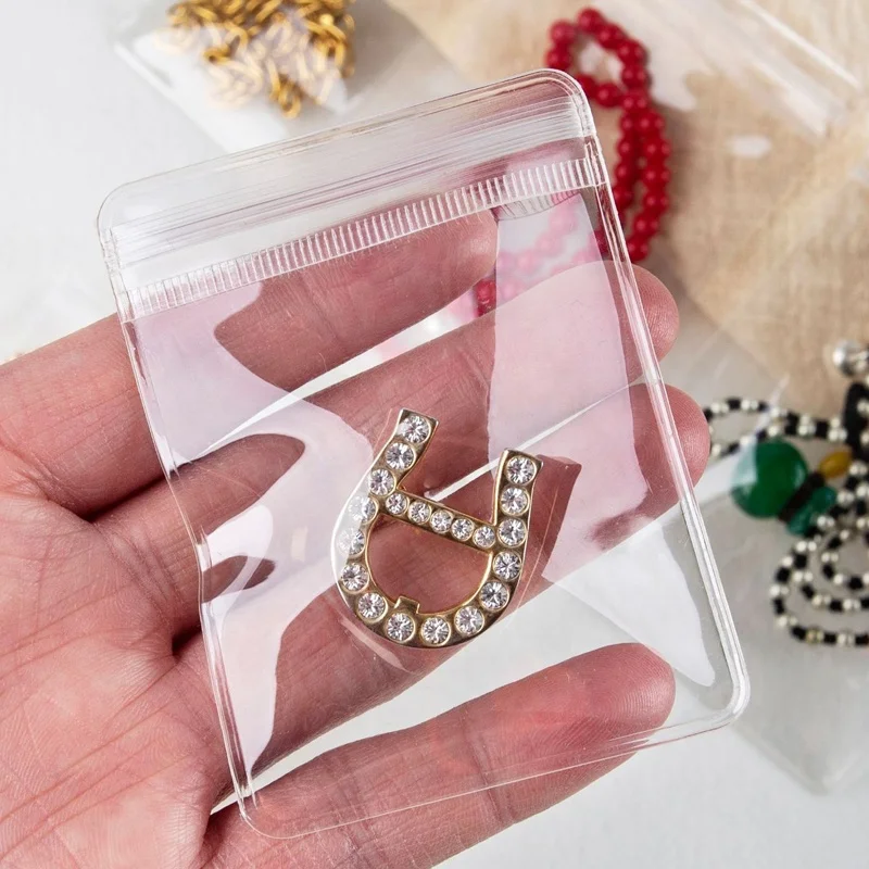 

4*6 Transparent Anti-oxidation Zipper Bags PVC Antitarnish Jewelry Packing Storage Pouch Self Seal Plastic Pack Zipper Lock Bags